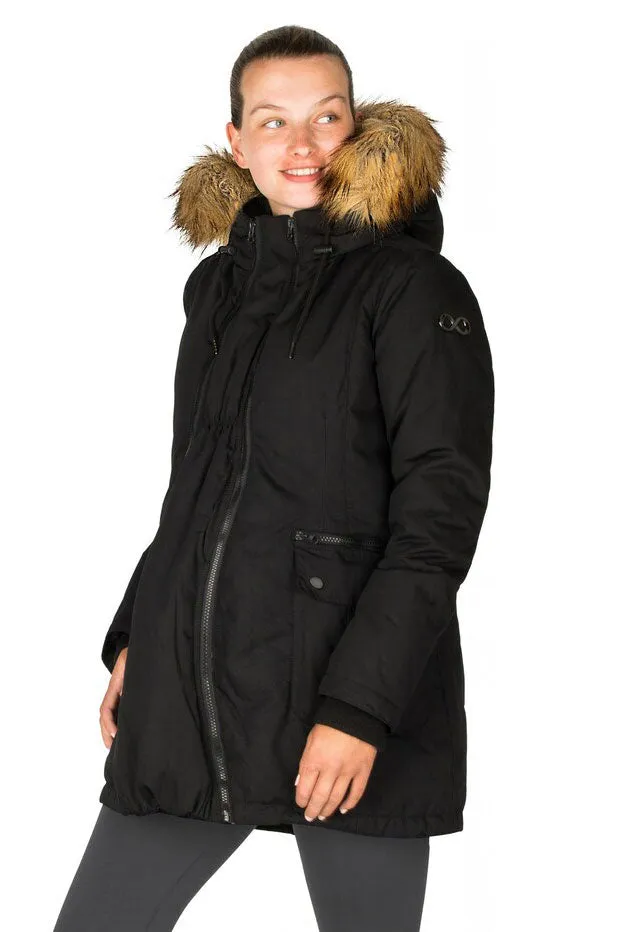 3 in 1 Down Maternity & Baby wearing Parka