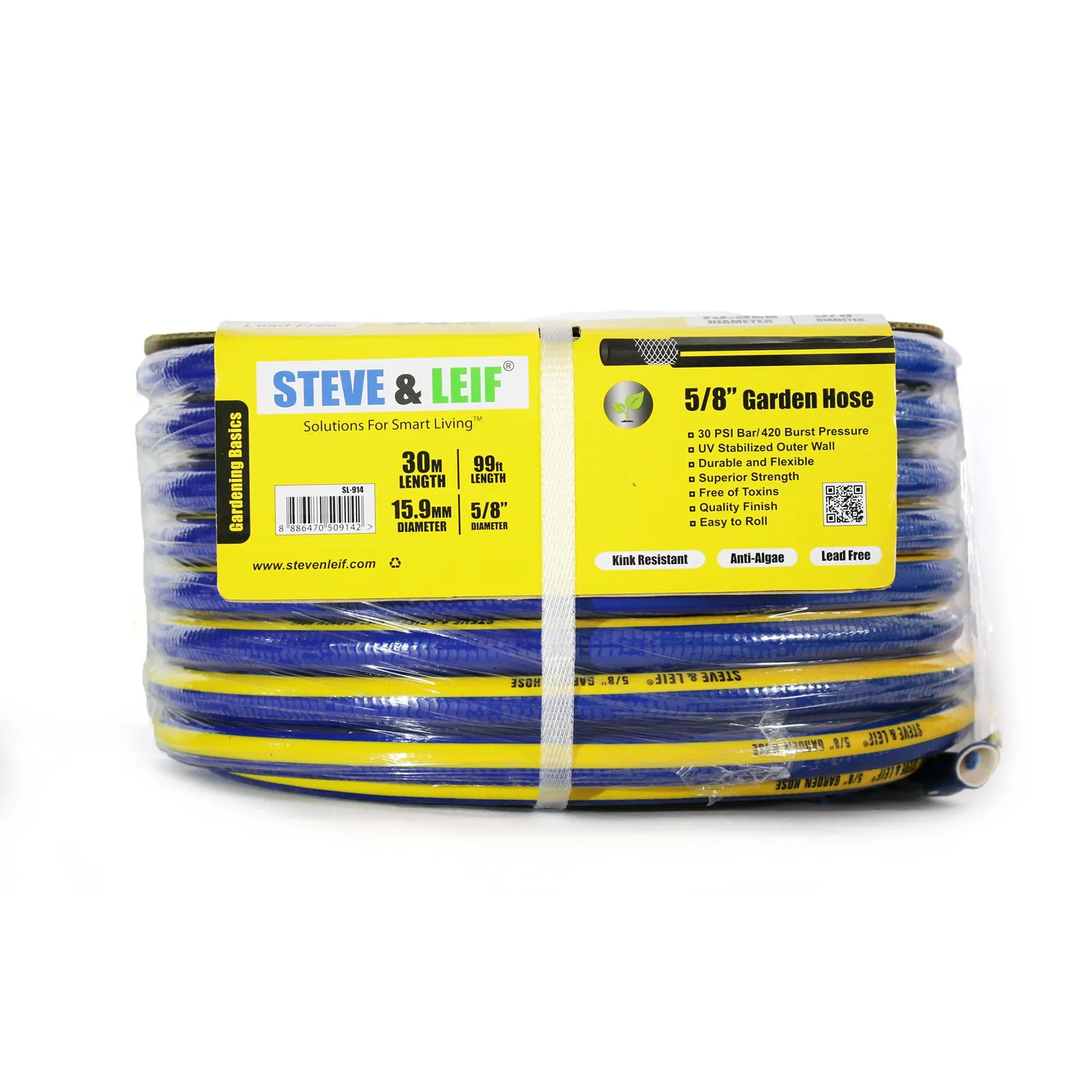 5/8" 30M Blue/Yellow Garden Hose