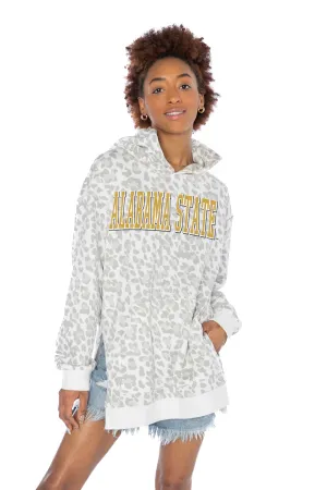 ALABAMA STATE HORNETS OVERSIZED SIDE-SLIT HOODED PULLOVER