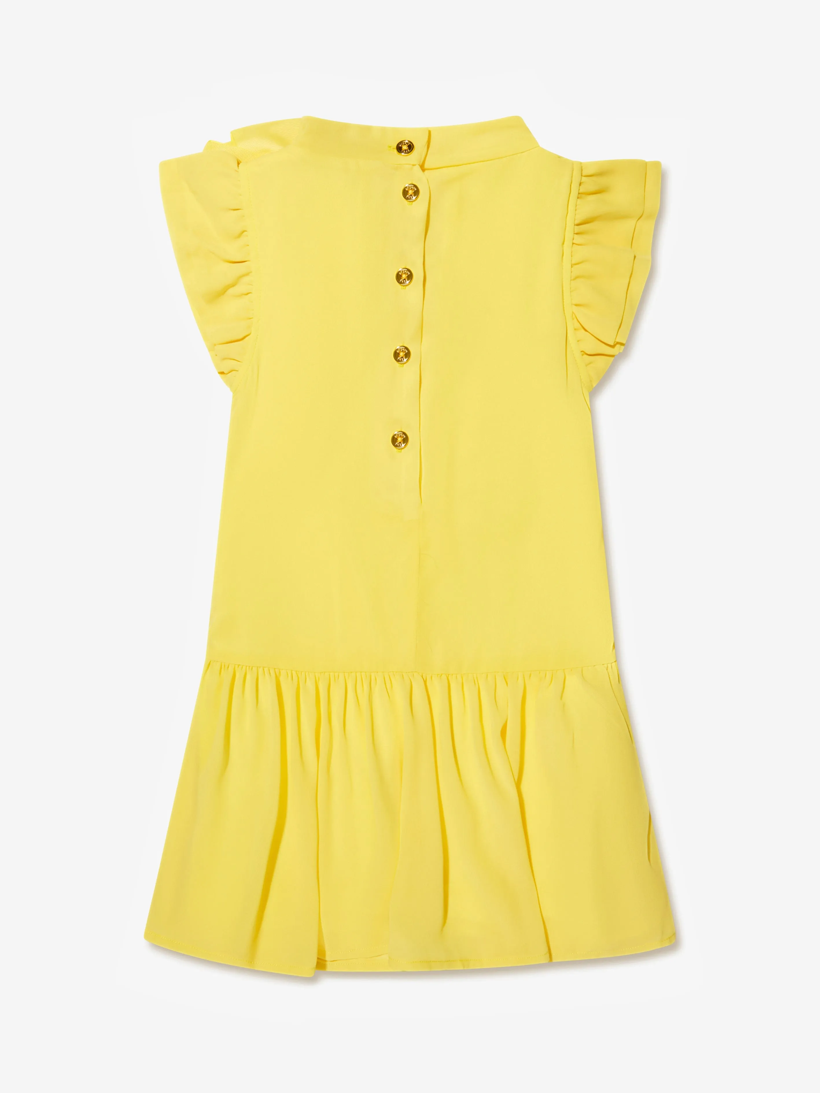 Angels Face Girls Fern Dress in Yellow