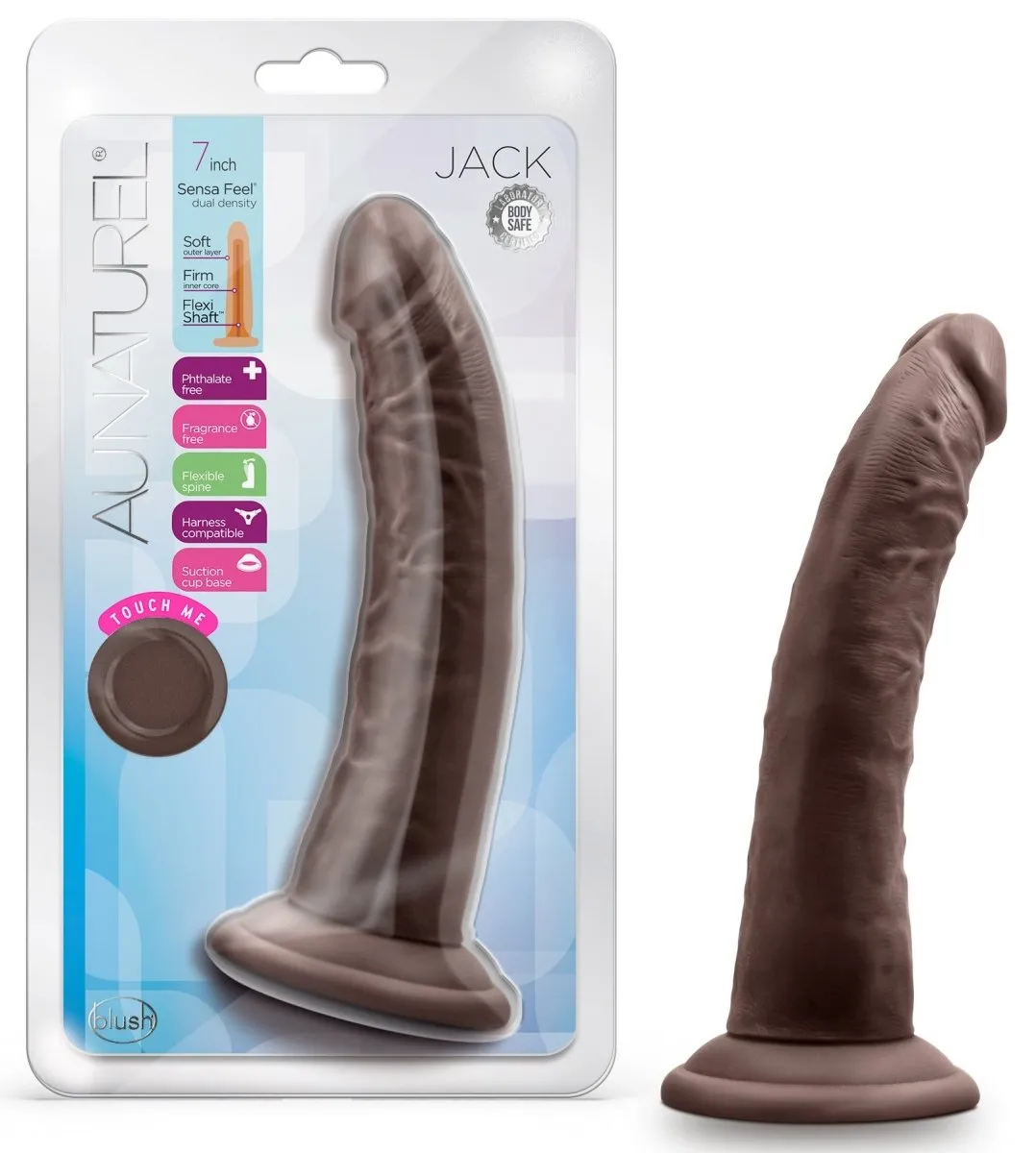 Au Naturel - Jack - 7 Inch Dildo