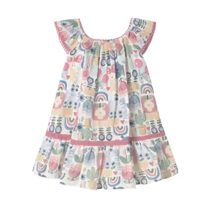 Baby Garden Dress- Rosy