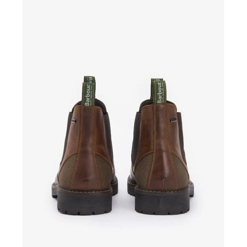 Barbour Patton Mens Chelsea Boot - Teak