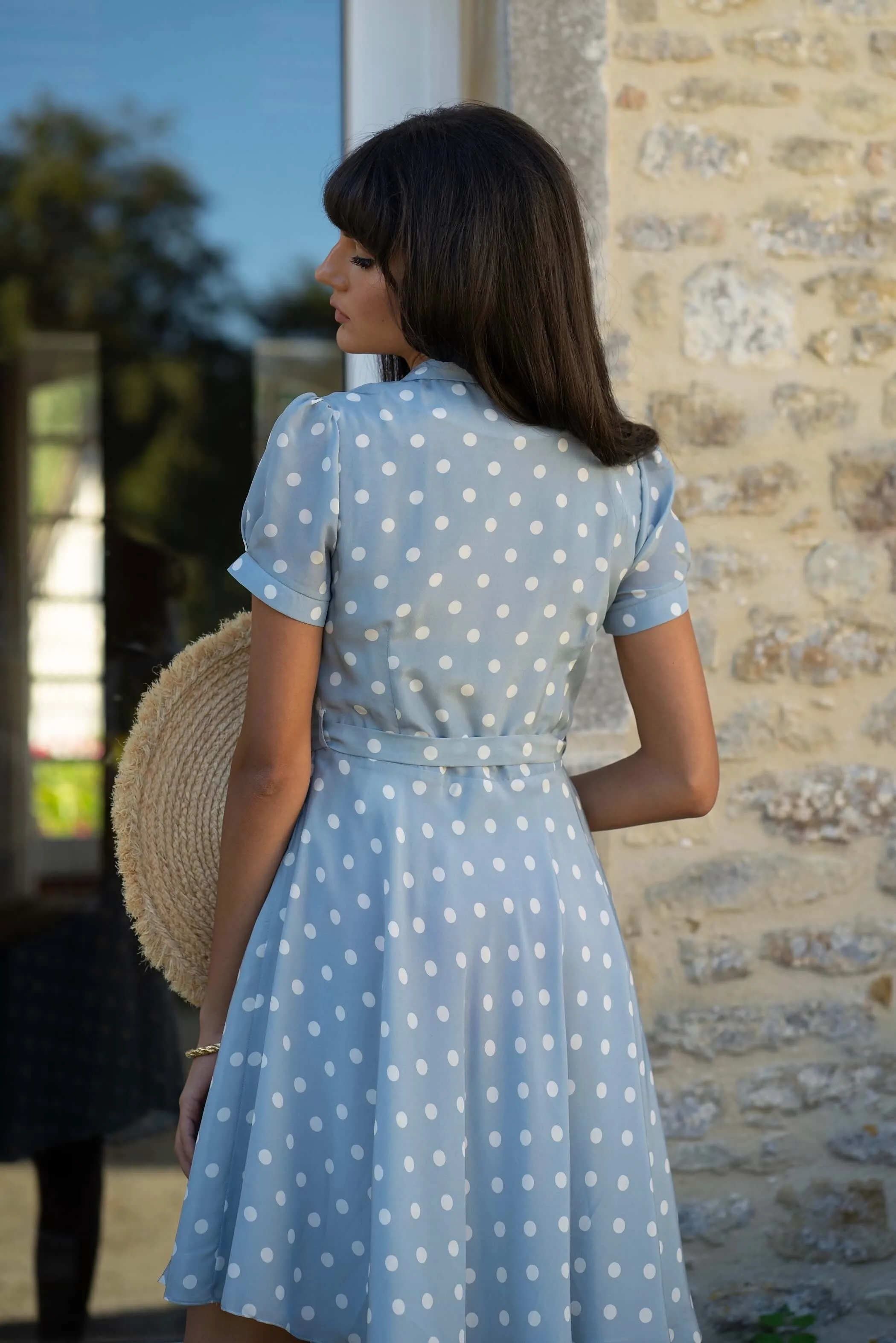 Belle Polka-Dot Dress