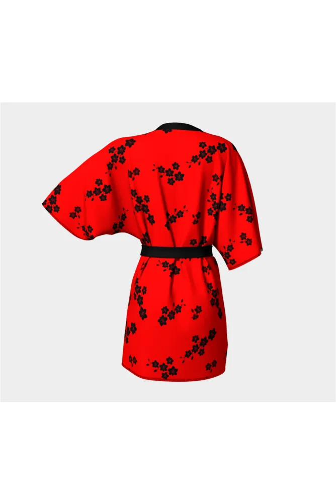 Blossom Silhouette Kimono Robe