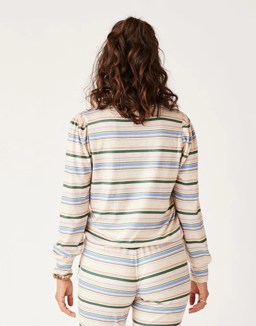 Carve Designs Naomi Sweatshirt-Multistripe