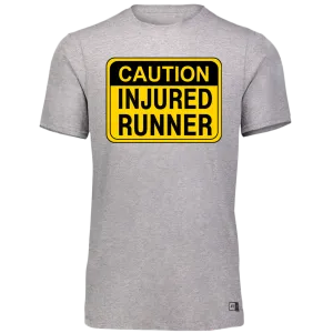 CAUTION INJURED RUNNER Essential Dri-Power Tee