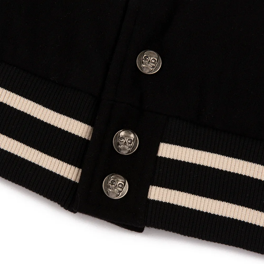 Chrome Seduction Varsity Jacket 'Black'