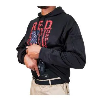 Concealed Carry R.E.D. (Remember Everyone Deployed) Hoodie