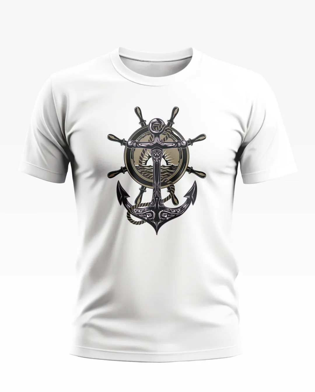 Designer Anchor Style Soft Cotton T-shirt