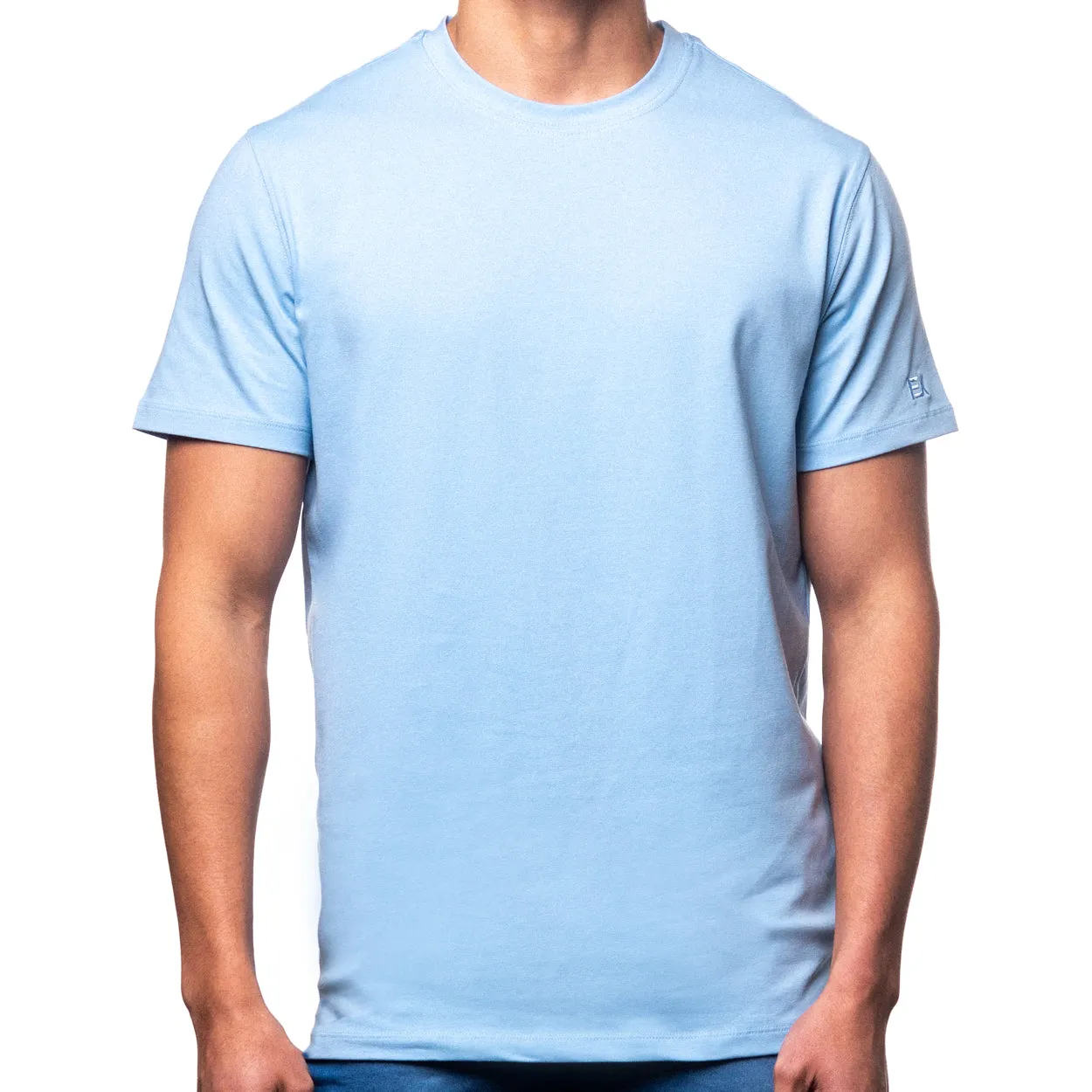 Essential Crew Neck T-Shirt - Baby Blue