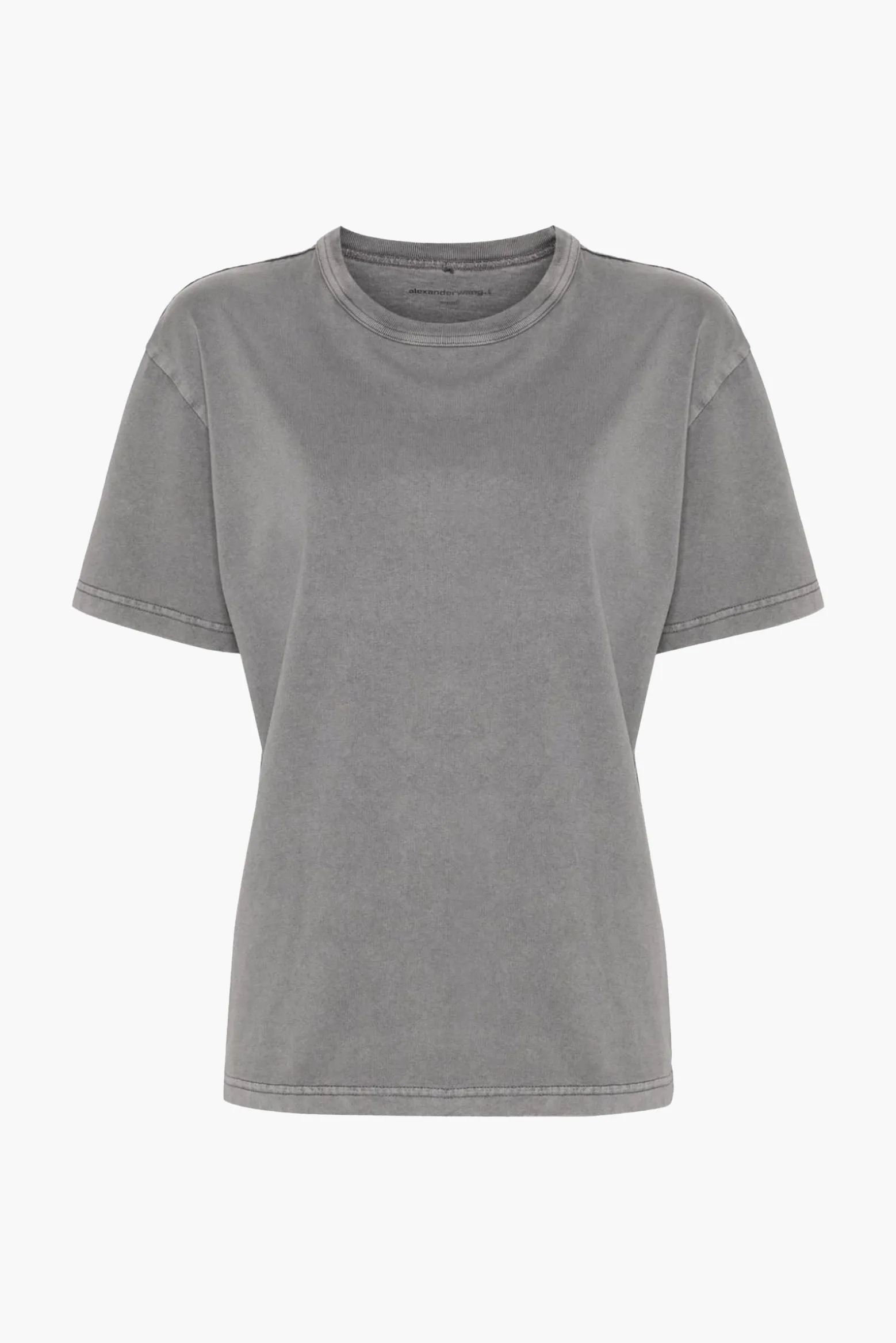 ESSENTIAL JSY SS TEE W/ PUFF LOGO & BOUND NECK