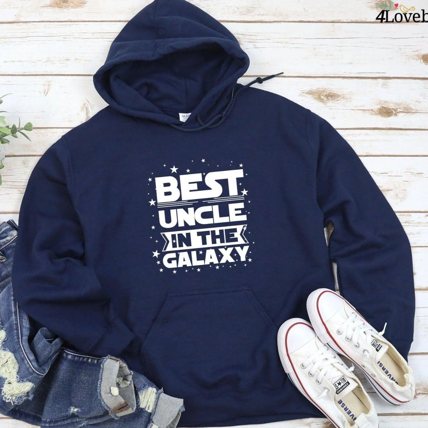 Galaxy's Top Uncle & Hilarious Aunt Matching Outfits: Perfect Gift for Favorite Duo