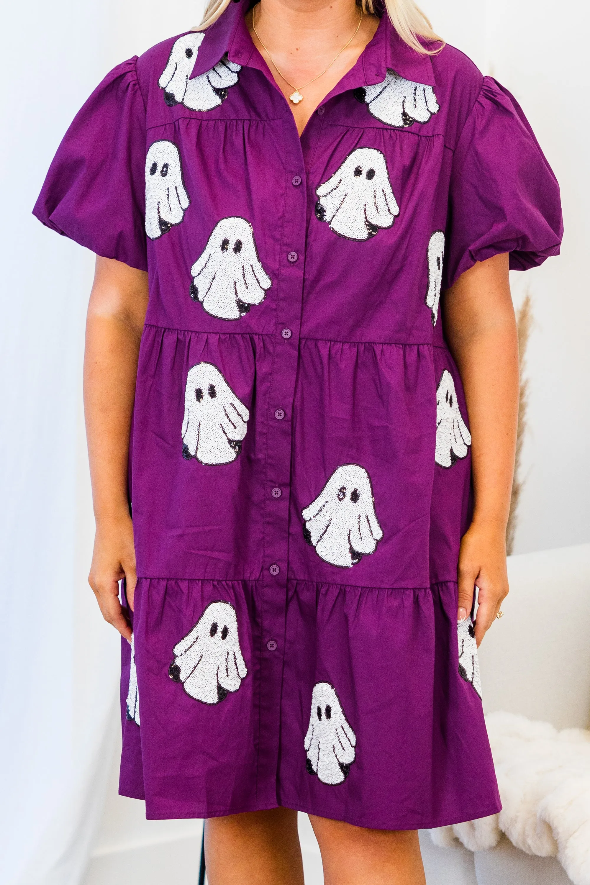 Ghoul Glam Dress, Purple