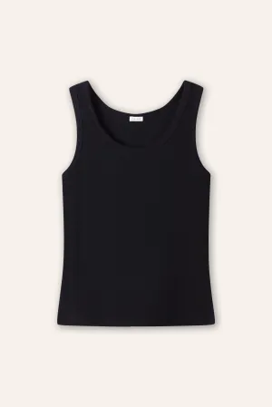 ICE cotton tank top (Black)