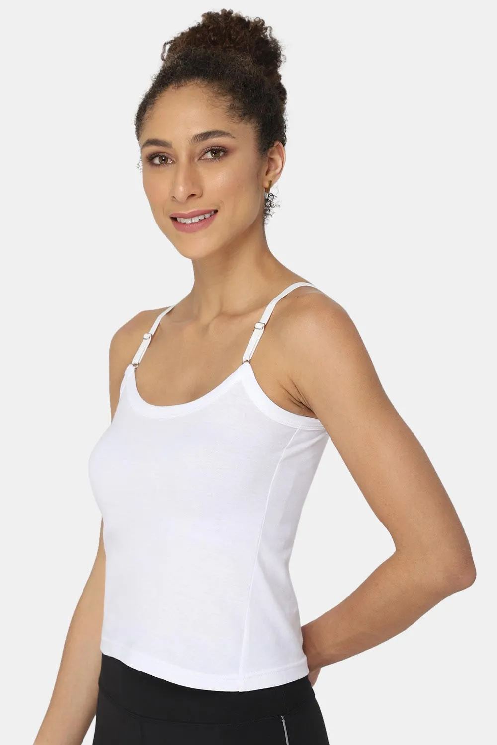 Intimacy Cotton Slip Camisole – IN05 | Wire-Free, Seamless & Adjustable