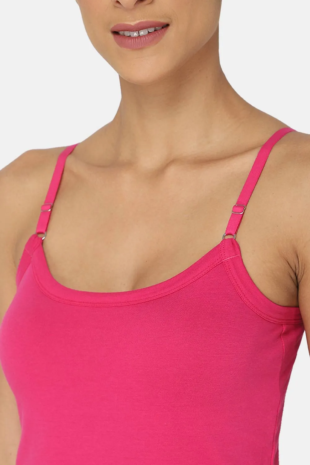 Intimacy Cotton Slip Camisole – IN05 | Wire-Free, Seamless & Adjustable