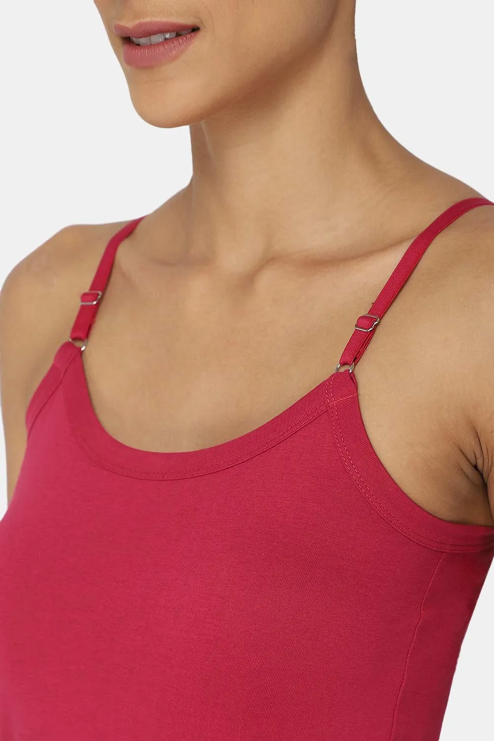 Intimacy Cotton Slip Camisole – IN05 | Wire-Free, Seamless & Adjustable