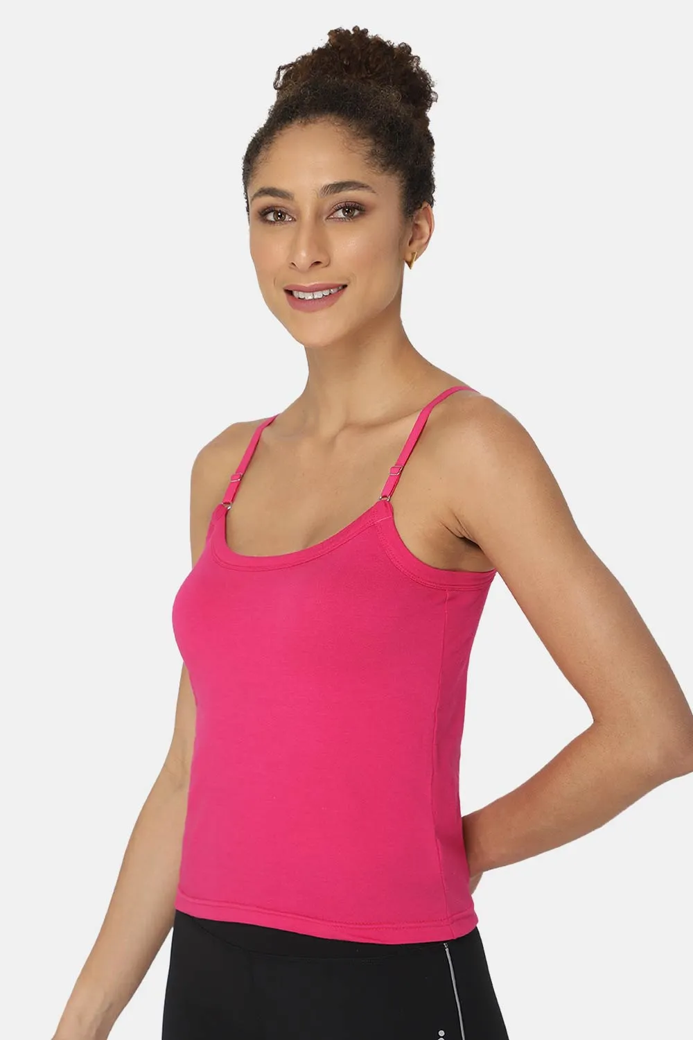 Intimacy Cotton Slip Camisole – IN05 | Wire-Free, Seamless & Adjustable