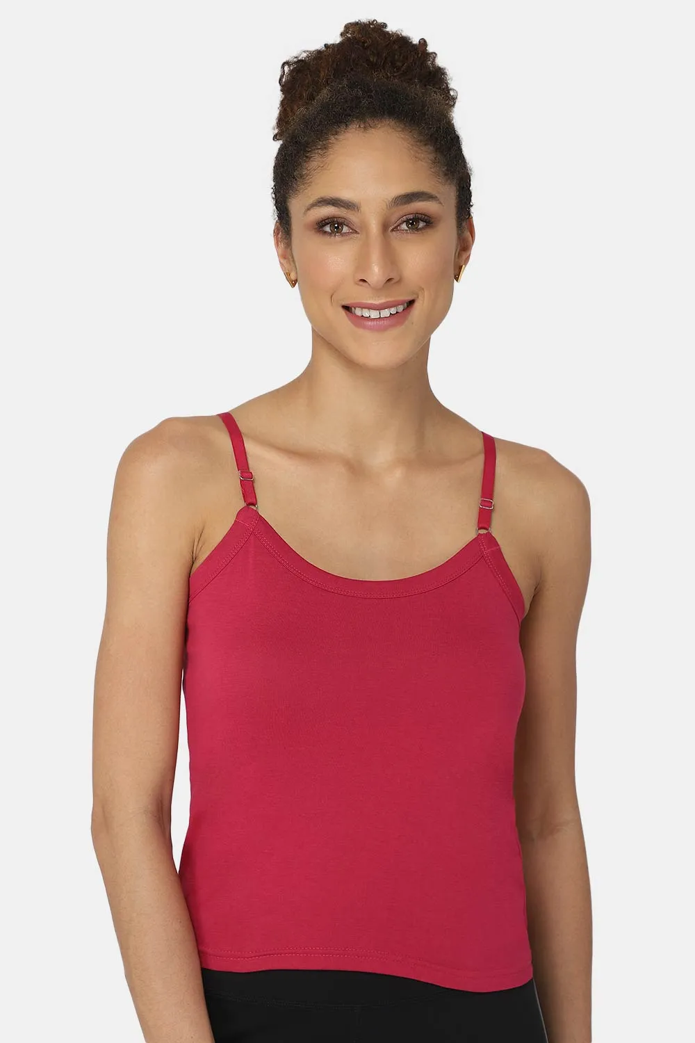 Intimacy Cotton Slip Camisole – IN05 | Wire-Free, Seamless & Adjustable