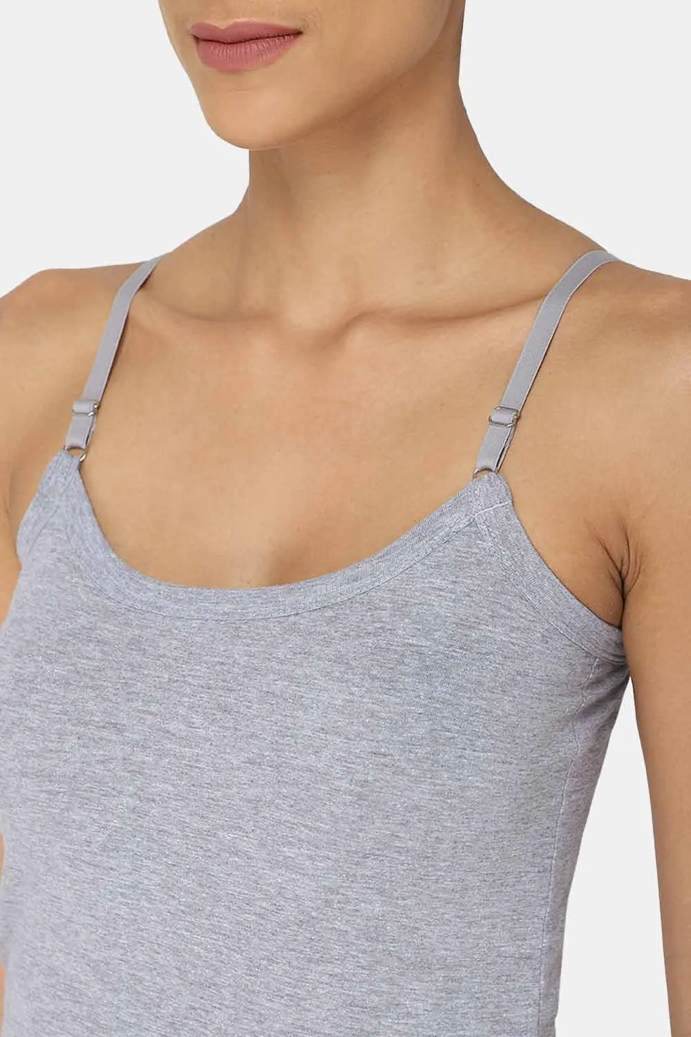 Intimacy Cotton Slip Camisole – IN05 | Wire-Free, Seamless & Adjustable