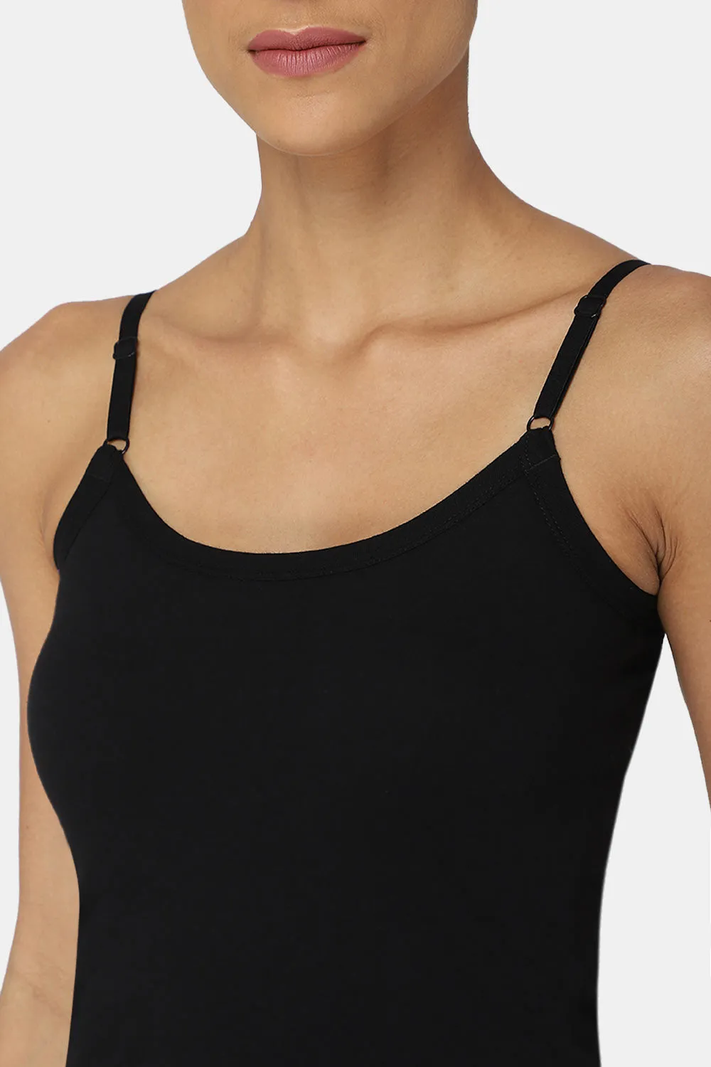 Intimacy Cotton Slip Camisole – IN05 | Wire-Free, Seamless & Adjustable