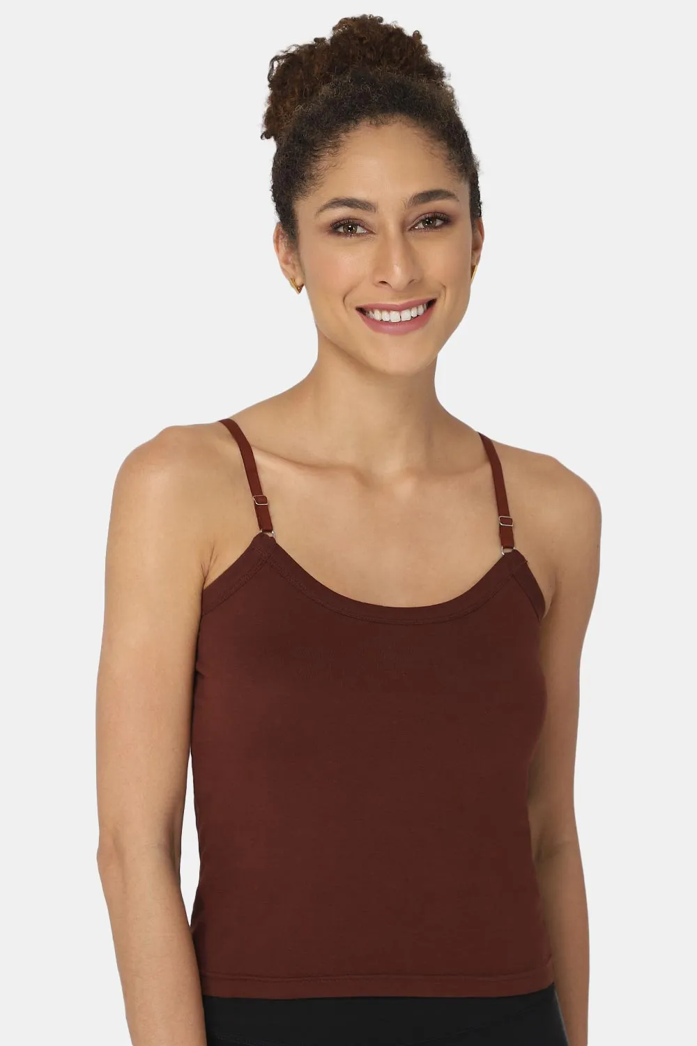 Intimacy Cotton Slip Camisole – IN05 | Wire-Free, Seamless & Adjustable