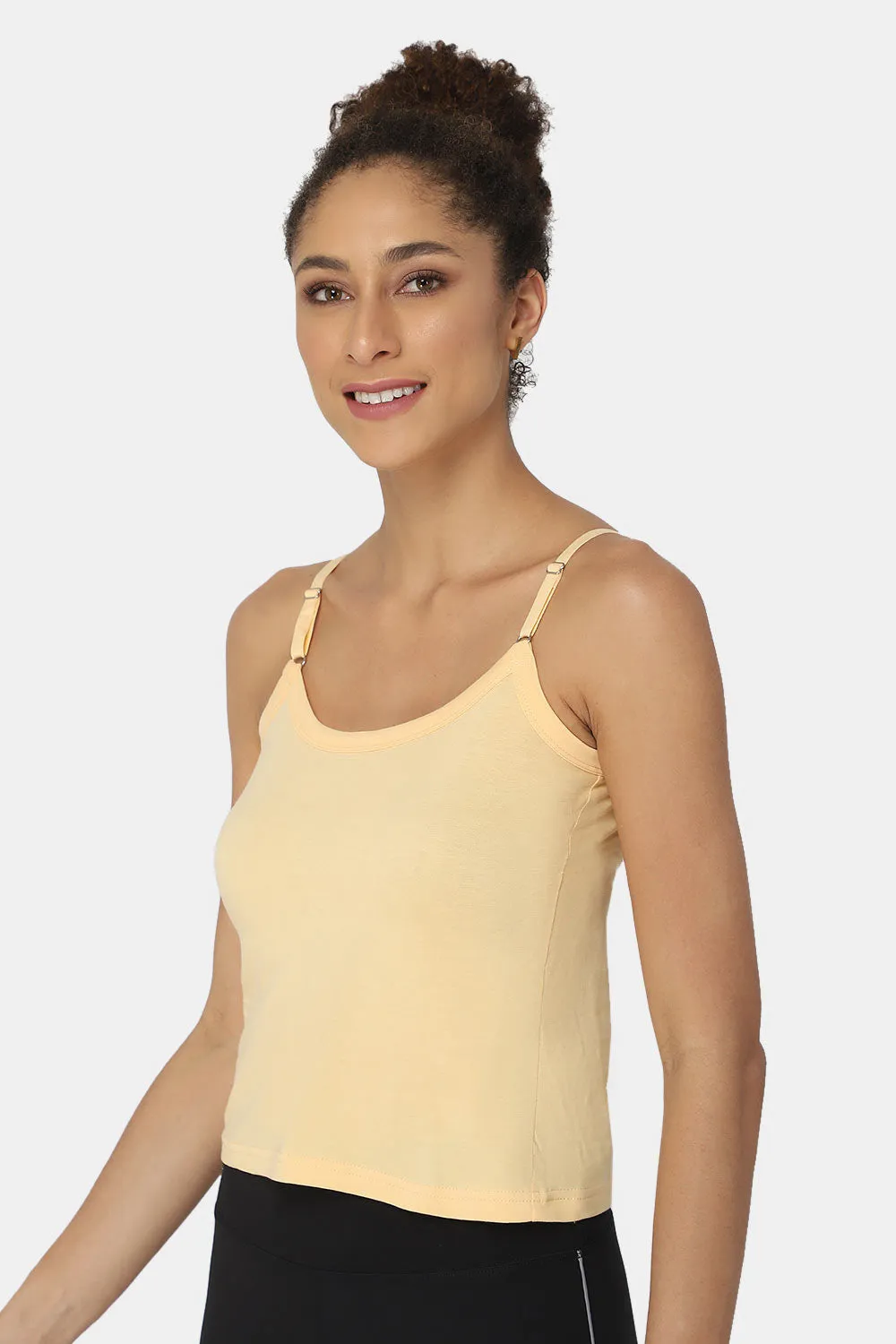 Intimacy Cotton Slip Camisole – IN05 | Wire-Free, Seamless & Adjustable