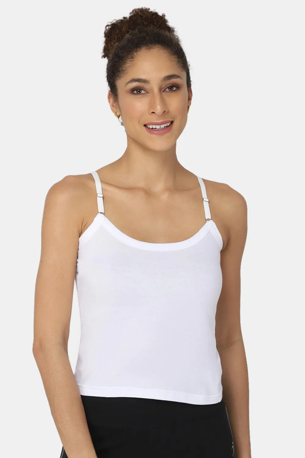 Intimacy Cotton Slip Camisole – IN05 | Wire-Free, Seamless & Adjustable