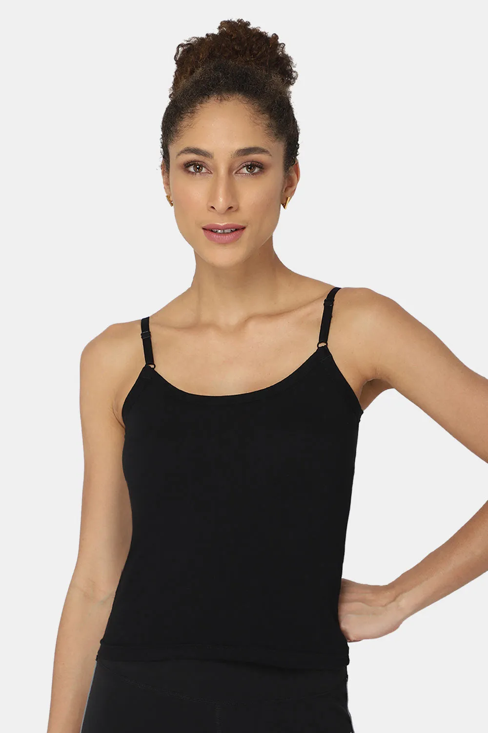 Intimacy Cotton Slip Camisole – IN05 | Wire-Free, Seamless & Adjustable