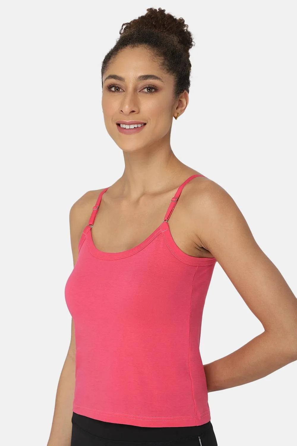 Intimacy Cotton Slip Camisole – IN05 | Wire-Free, Seamless & Adjustable