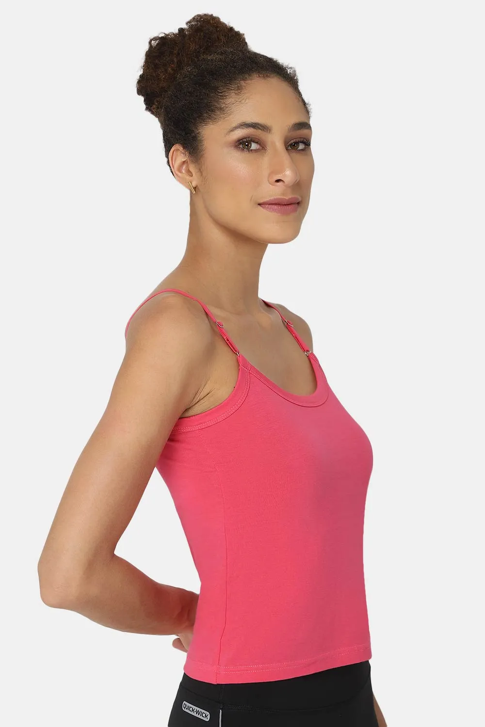 Intimacy Cotton Slip Camisole – IN05 | Wire-Free, Seamless & Adjustable