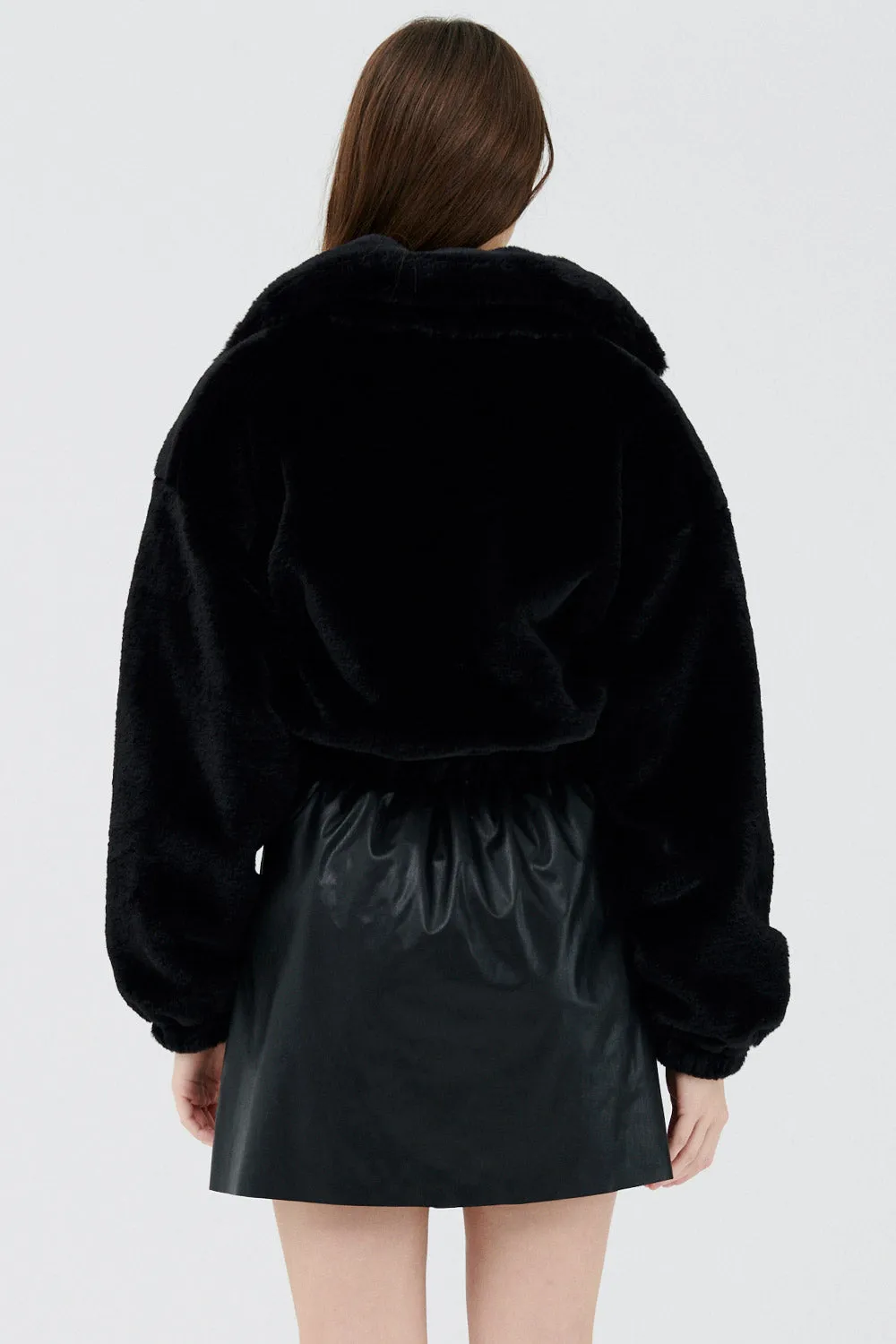 Iris Faux Fur Bomber Jacket