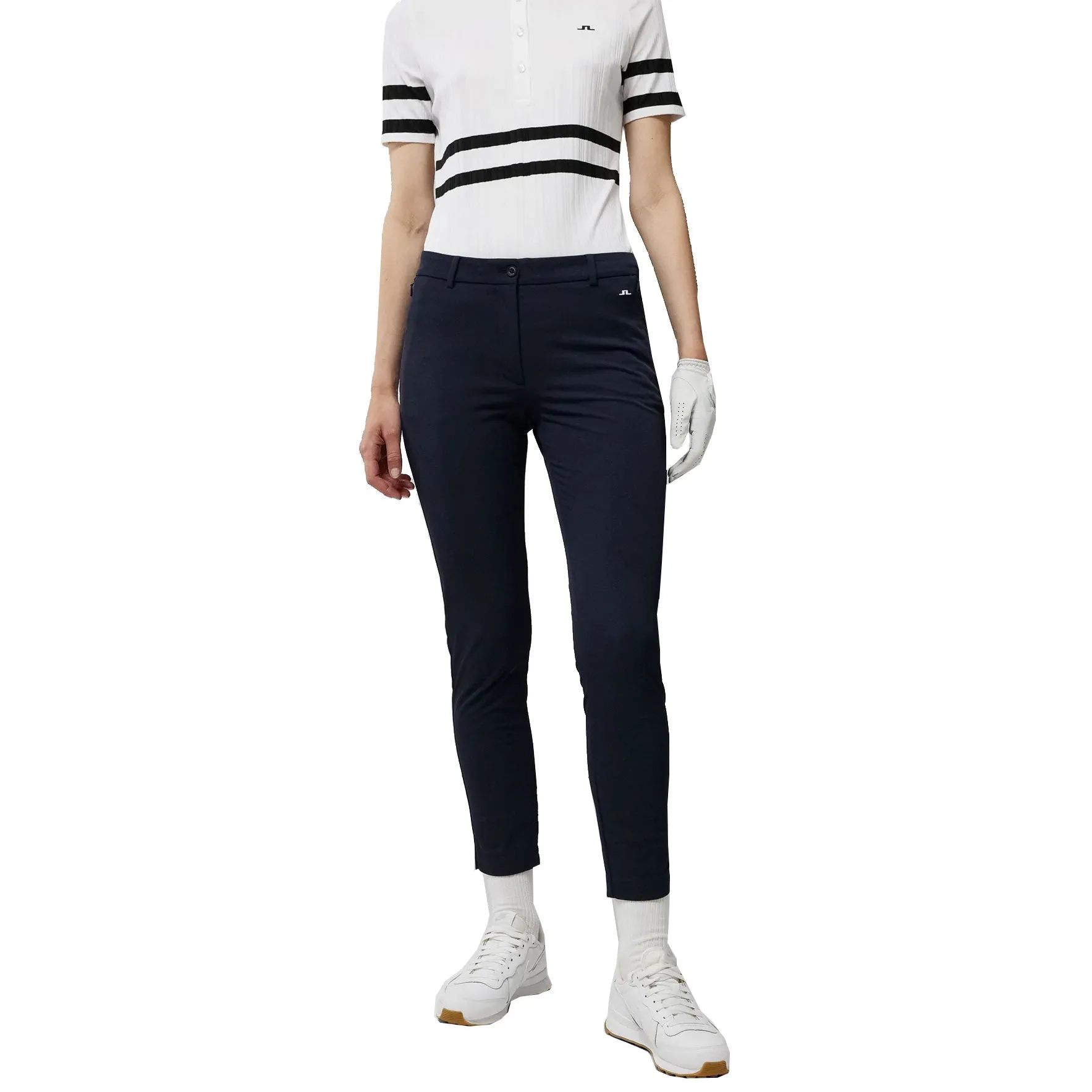 J. Lindeberg Lei Fleece Twill Navy Womens Golf Pants