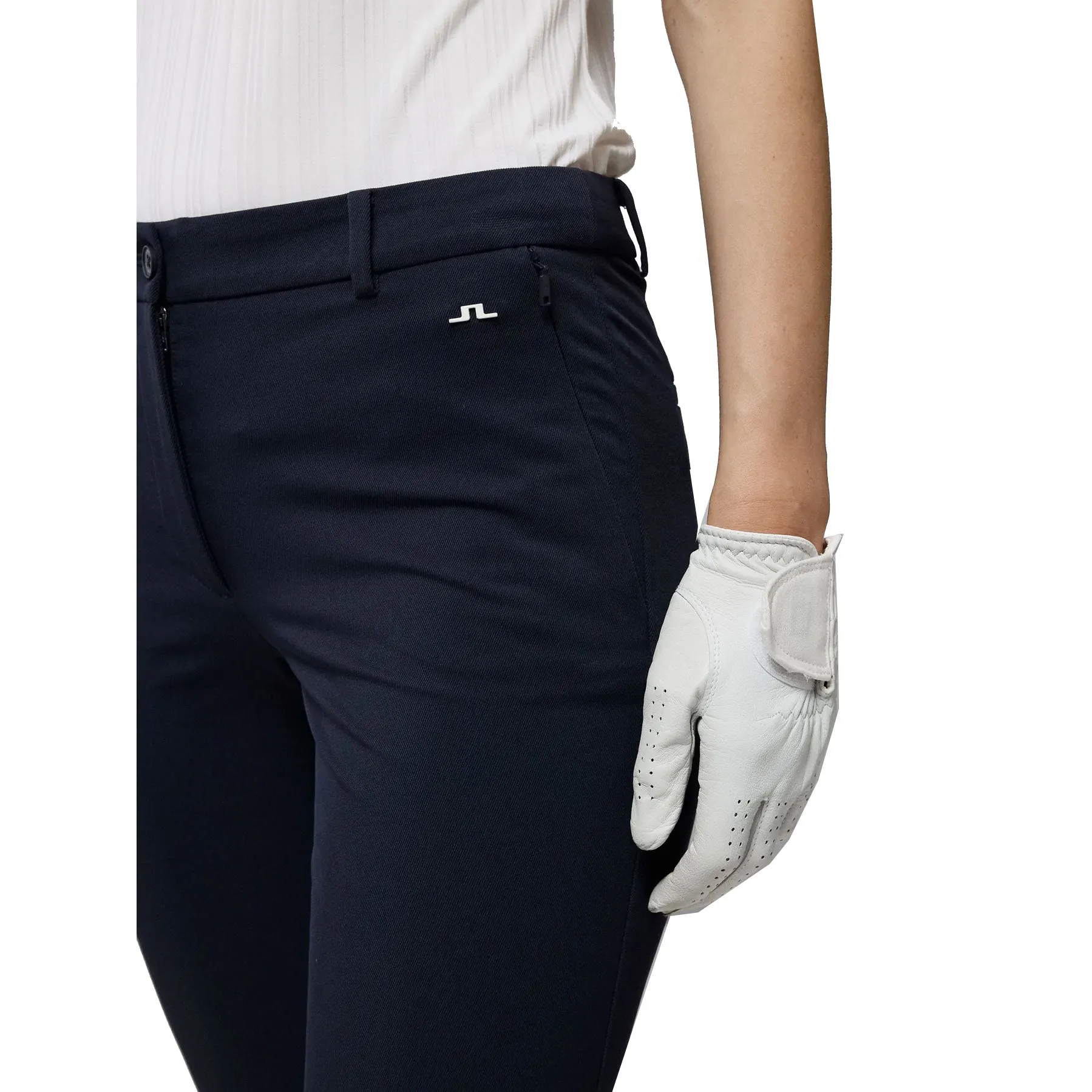 J. Lindeberg Lei Fleece Twill Navy Womens Golf Pants