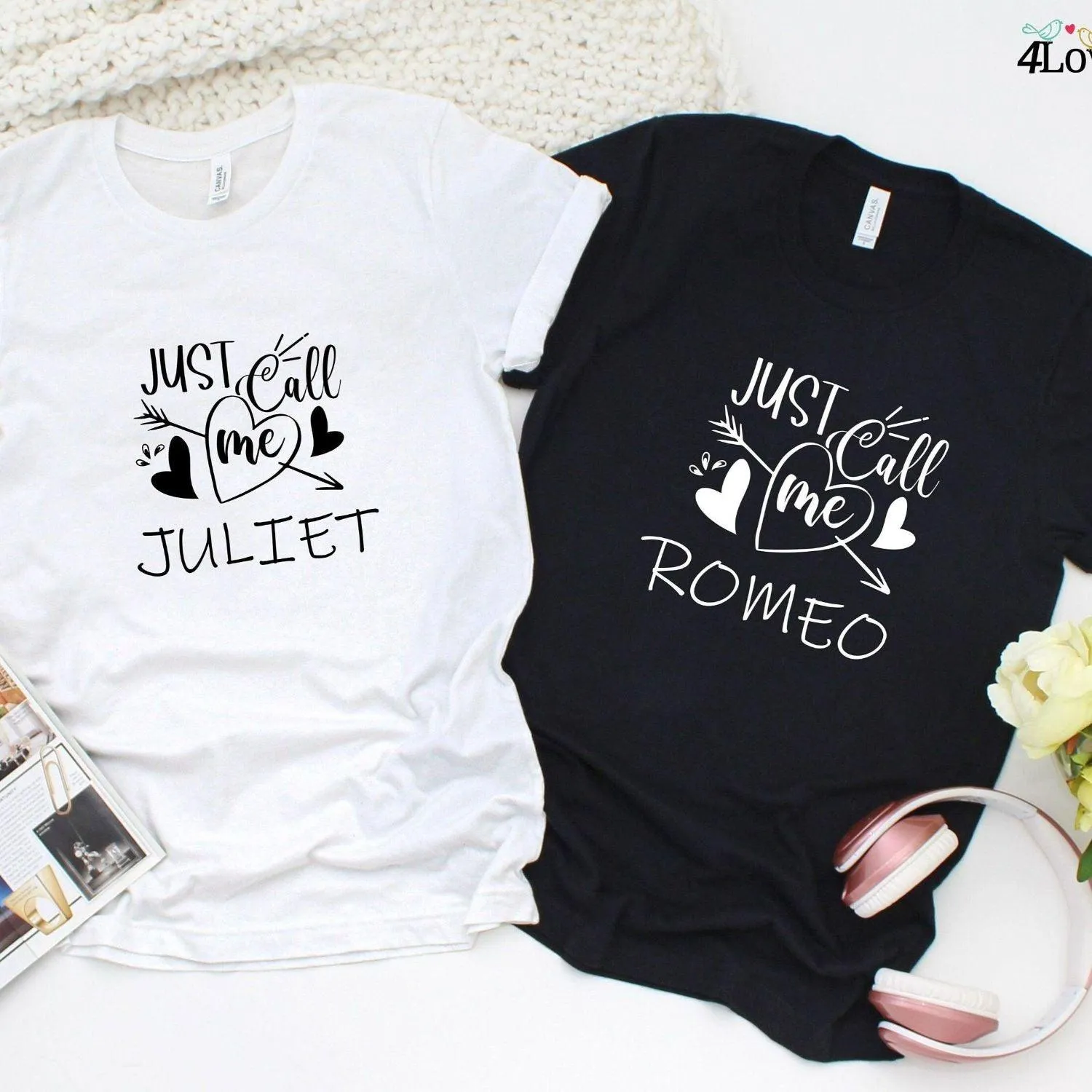 Just Call Me Juliet/Romeo: Matching Outfits for Couples, Perfect Valentine's Day Gift