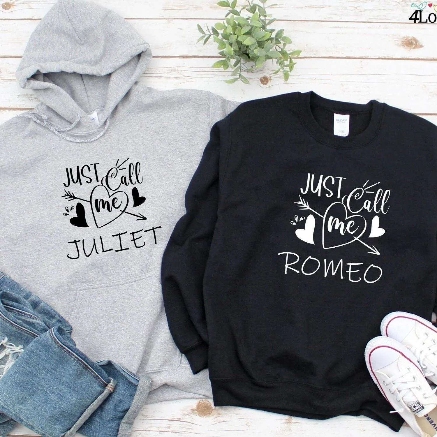 Just Call Me Juliet/Romeo: Matching Outfits for Couples, Perfect Valentine's Day Gift