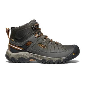 Keen Targhee III Mid Waterproof Hiking Boot (Men) - Black Olive/Golden Brown