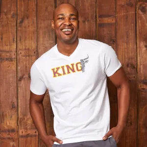 King Of The Bulls V-Neck Tee Pelican