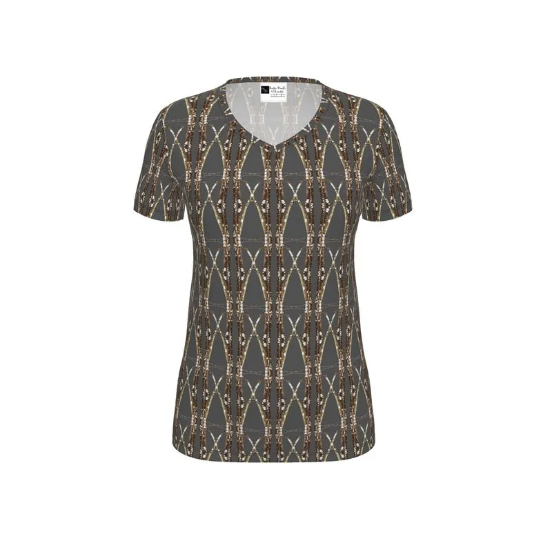 Lichen Log Grey X Womens T-Shirt short sleeves