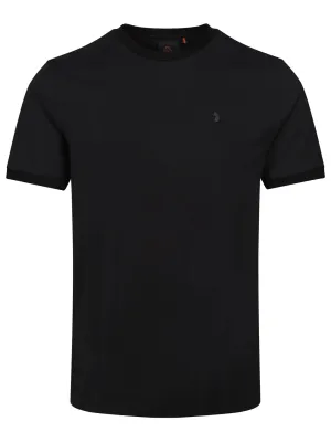 Luke essential crew neck t-shirt black lion rivet Shanghai - BLACK