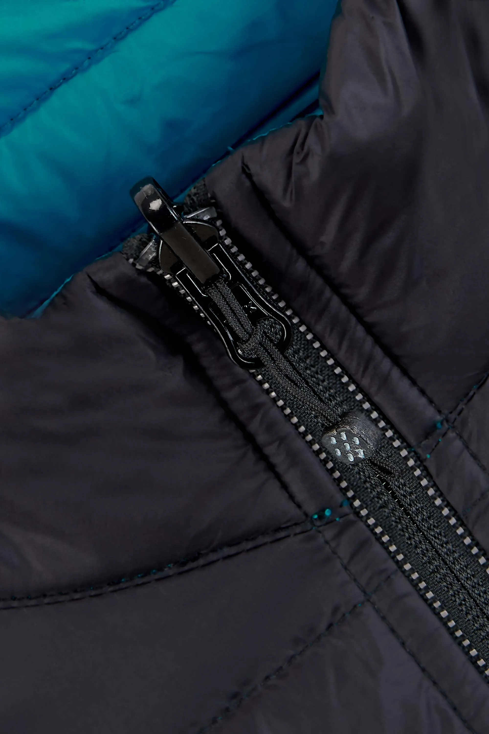 Mac In A Sac Polar2 Down Reversible (Ladies) - Jet Black/Teal