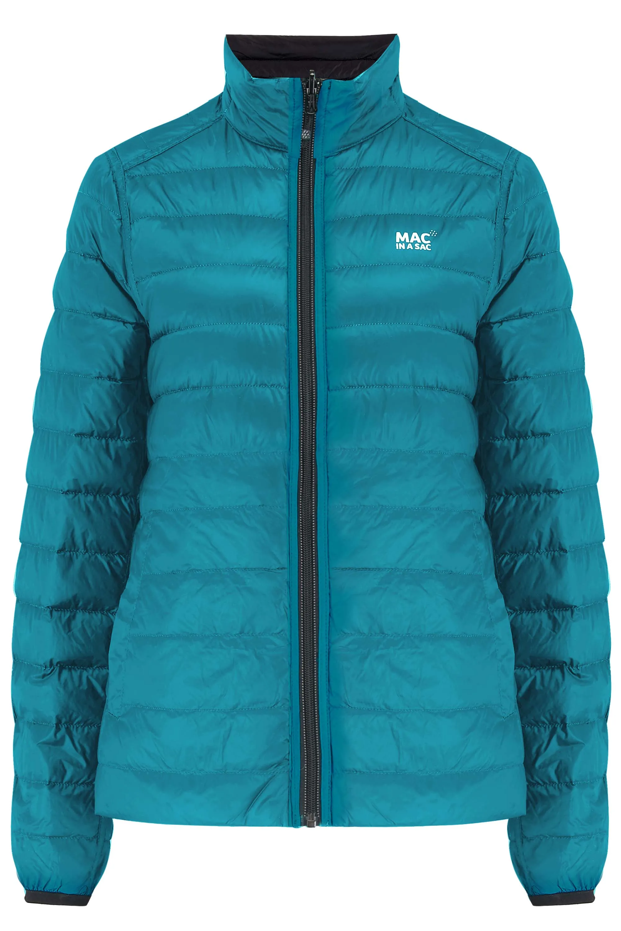 Mac In A Sac Polar2 Down Reversible (Ladies) - Jet Black/Teal