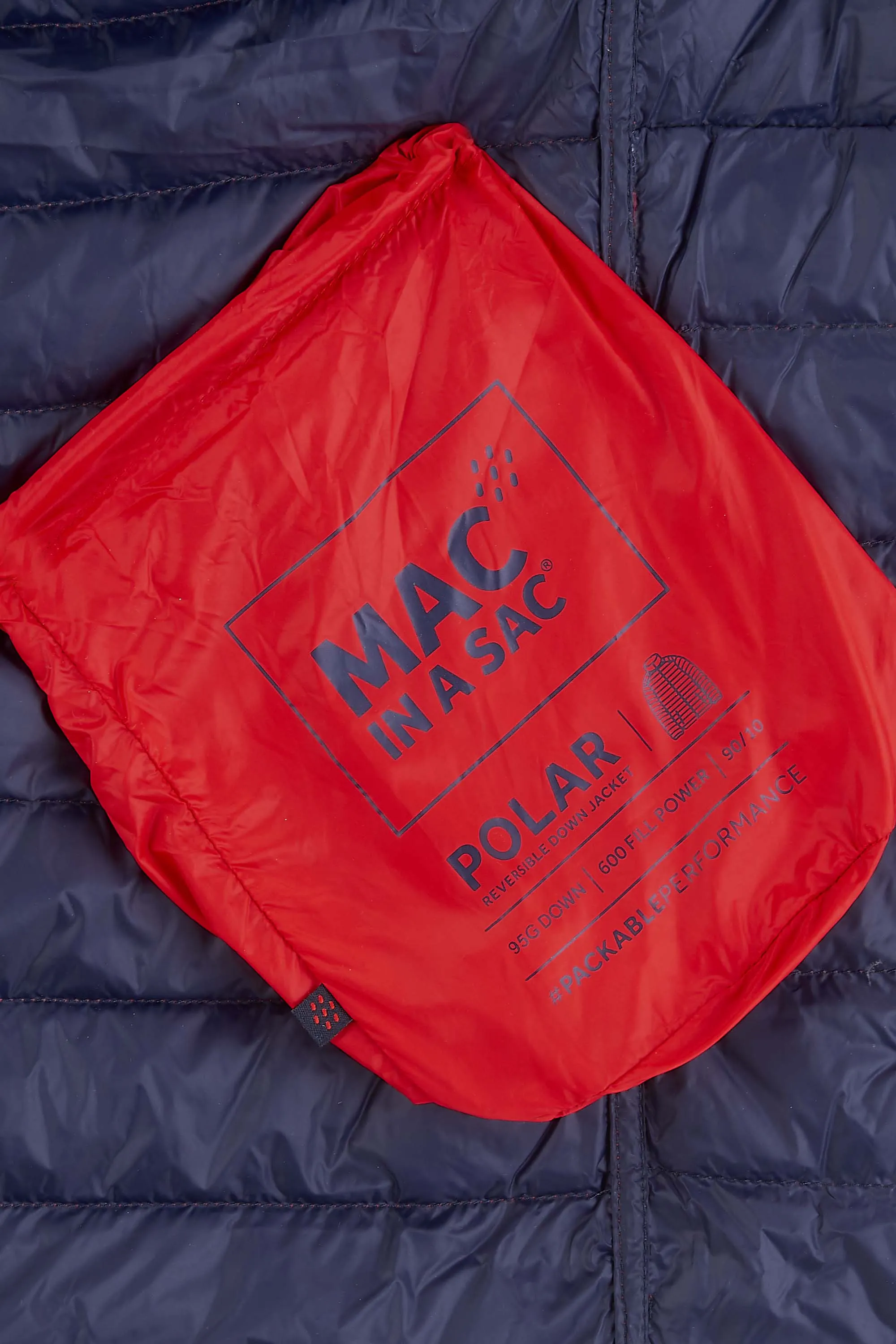 Mac In A Sac Polar2 Down Reversible (Men's) - Red/Navy