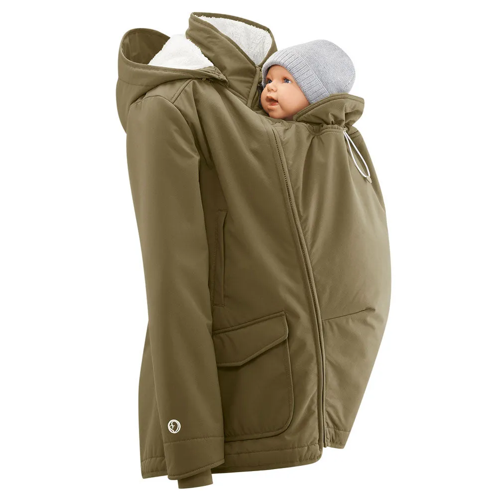 Mamalila Allweather Cosy Allrounder Khaki Babywearing Jacket