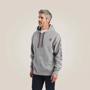 Men's Ariat Logo Hoodie Heather Grey