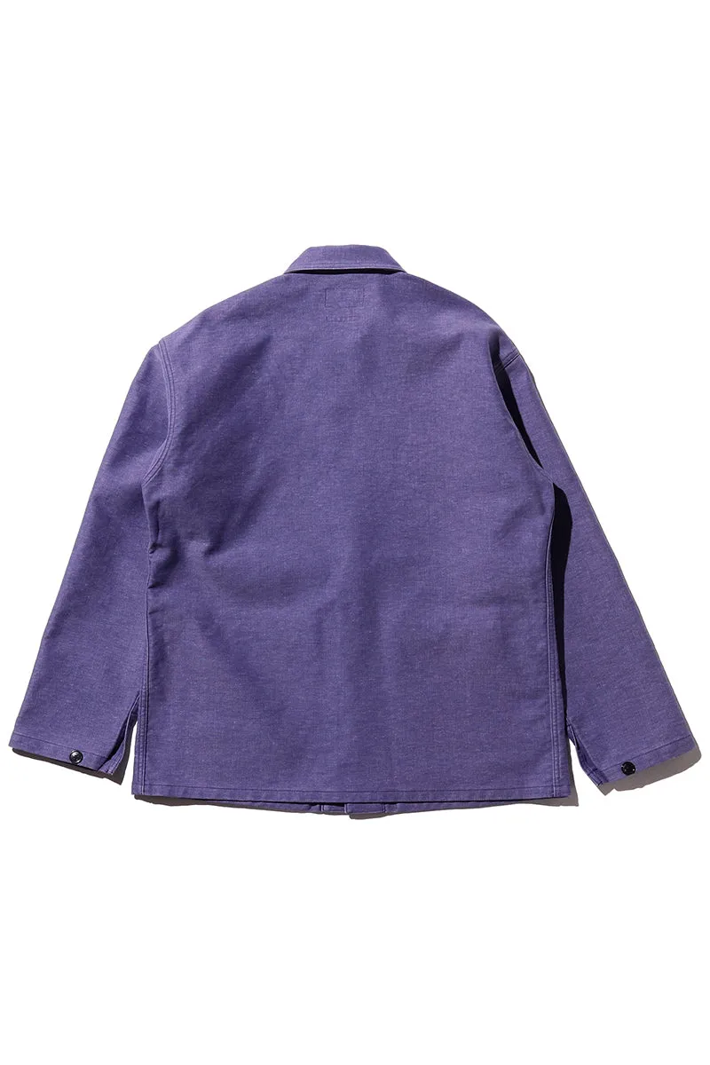 MIL Chore Jacket Heavy Moleskin - Purple