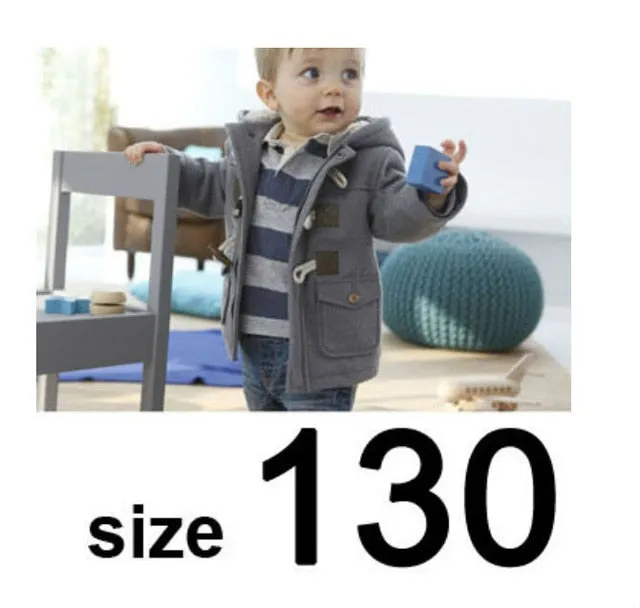 New Boys Winter Jacket Clothes 2 Color Kids Outerwear Coat