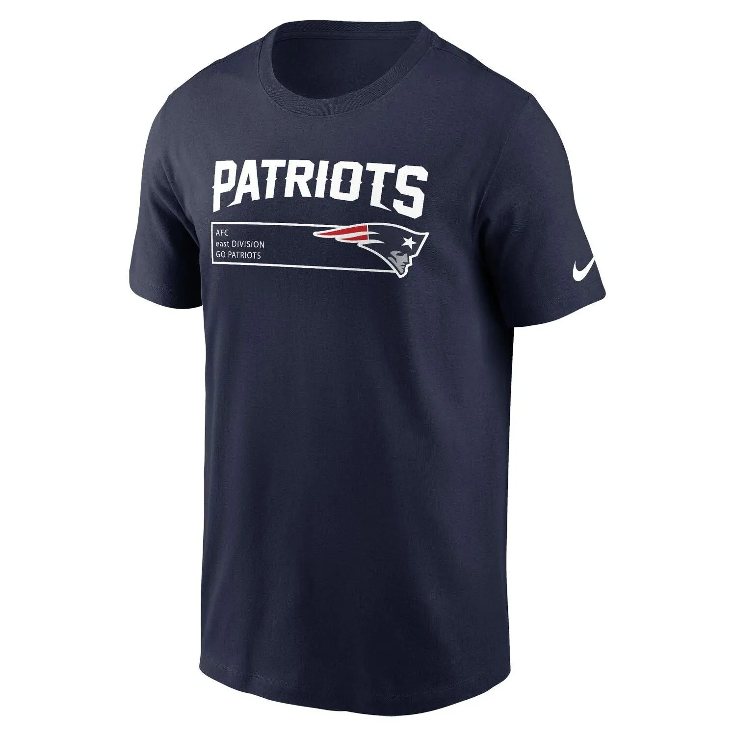 New England Patriots Division Essential Nike Men's Navy T-Shirt