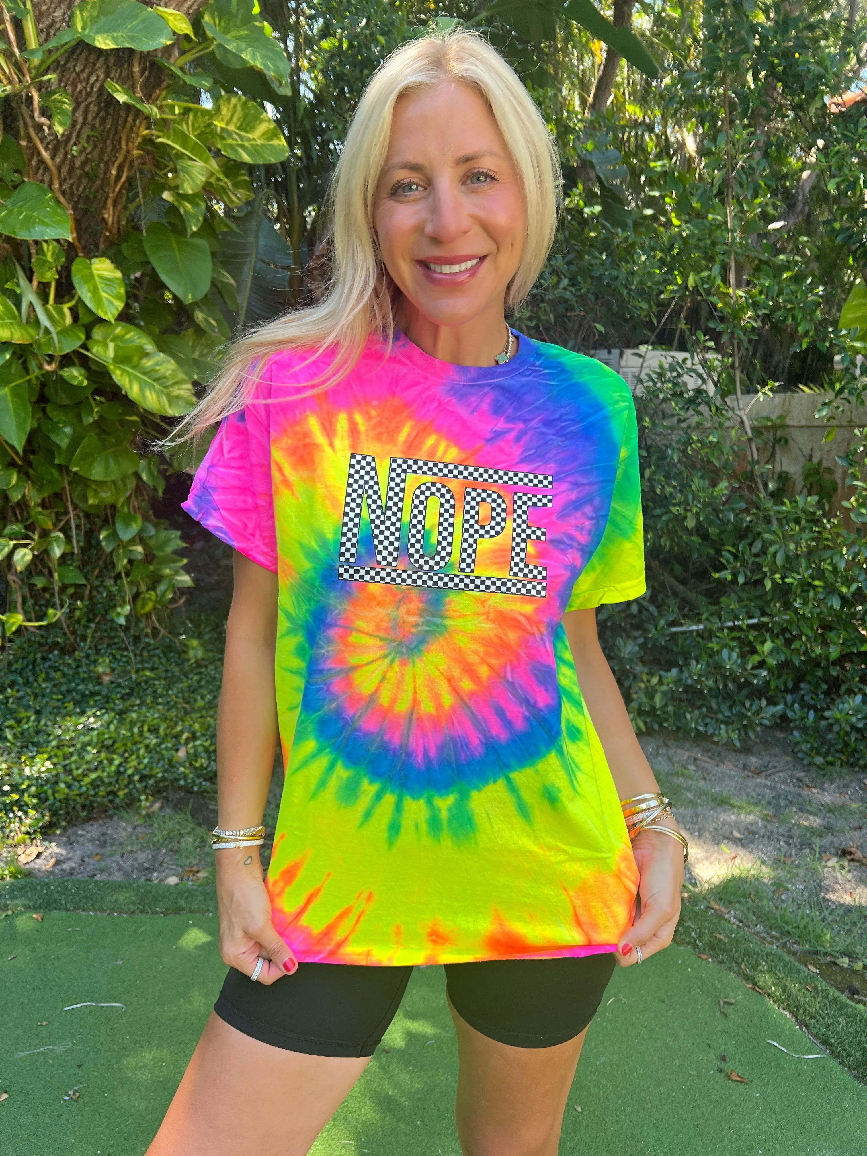 Nope Tie-Dye Tee